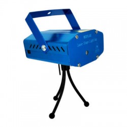 Mini proyector laser de luces multicolor red flag con reproductor de mp3, variedad de colores / ems-10-1