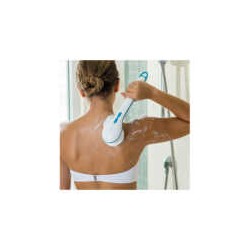 Cepillo masajeador de ducha eléctrico con 5 cabezales intercambiables / spinning spa brush