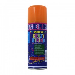 1pza Lata de serpentina de colores para fiesta con 250ml / crazy string / hw-039 / bt-601