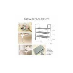 Zapatero metálico 3 niveles hog.76.3