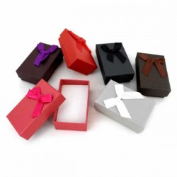 1pza Mini caja de regalo con moño, variedad de colores zp-0369