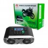 Altavoz / alarma eléctrica para motocicleta con teclado numérico para llamadas, pantalla digital y control de baterías / heng li