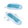 Bañera para bebe rectangular con soporte y base de silicona suave, variedad de colores / hog.170