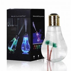 Humidificador en forma de foco con luz led y capacidad para 400ml / pb-01 / hu002 / jsq5497 / xjd-0315