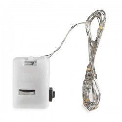 Tira led calida de alambre de cobre 1m para decoración / tyn-201 / tyn-201y