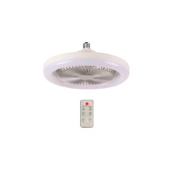 Ventilador de techo con lámpara led de luz regulable + control remoto, 23cm / ven213-lam