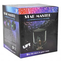 Lampara de escritorio cilíndrica con proyector de estrellas para decoración / star master / gizmos star projector / dxd-01 / lu3