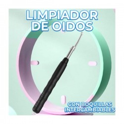Limpiador de oídos con cámara quita cerilla inteligente tipo endoscopio / hog.203