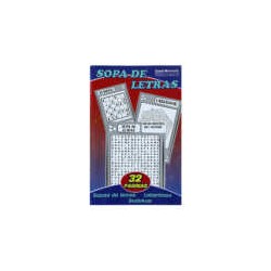 Cuaderno libro sopa de letras con 32 hojas páginas, 13x20cm, variedad de modelos / sg3218 / sg3221 / sg3222