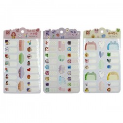 1pza Planilla de calcomanías, variedad de modelos / q/ywyd-2018 / yd-xmt01 / 238183