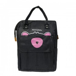 Mochila pañalera multifuncional de 2 compartimientos con estampado de animales, variedad de colores y diseños / mommybaby / zqf-