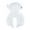 Peluche de conejo blanco kawaii con cojín de viaje integrado, 32cm / la bella pandita / 488k