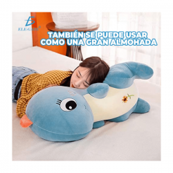 1pza Peluche suave en forma de dinosaurio 50cm, variedad de colores / jug.bz16.50cm