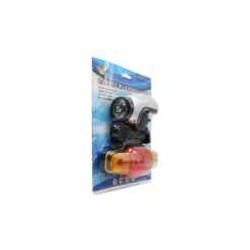 Luz delantera y trasera para bicicleta / hai yin / hl-sen6582 / hy-7-158