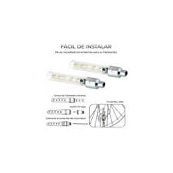 Luz led multicolor válvula tapón para llanta de bicicleta