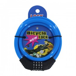 Candado numérico con combinación de 4 ciritas para bicicleta, variedad de colores / bicycle lock