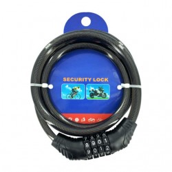 Candado numérico con combinación de 4 dígitos para bicicleta, variedad de colores / security locki