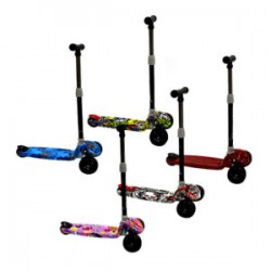 Scooter para niños plegable con luz led, musical sm0810 / sm925