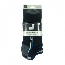 Paquete 3 pares calcetines tin de poliéster con diseño para caballero, variedad de modelos y tallas / mens socks / QJ