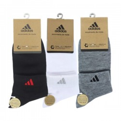 Par de calcetas / calcetines deportivos para caballero, variedad de colores / 3162