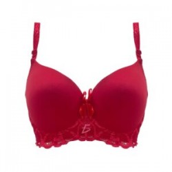 Brasier con encaje de espalda 3 broches, variedad de colores y tallas / rop.32