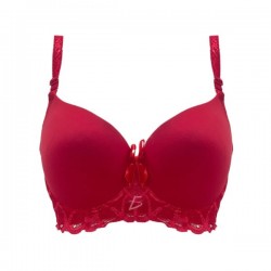 Brasier con encaje de espalda 3 broches, variedad de colores y tallas / rop.32