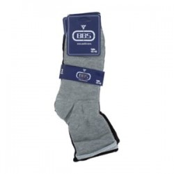 Paquete con 3 pares de calcetines en colores lisos bbs para caballero, variedad de colores / 3 pairs 40-46 / lln7103
