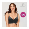 Brasier con encaje bordado y efecto push up, variedad de colores y tallas / rop.34