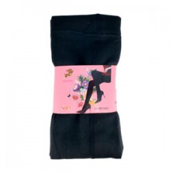 Medias tipo mallas suaves de color negro para dama / zs-70224