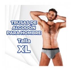 Calzoncillos trusas bóxer corto de algodón para hombre, variedad de colores y tallas / rop.65