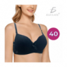 Brasier con encaje copa completa slight push up y tirantes ajustables, variedad de colores y tallas / rop.35
