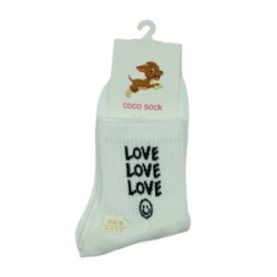 Par calcetines de poliéster con diseño para dama talla 36-41, variedad de modelos / coco sock