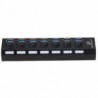 Hub Usb 3.0 Alta Velocidad 7 Puertos Multipuerto Switch Led