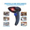 Pistola de escaneo inalámbrica para códigos de barras, 2.4g con.92