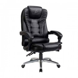 Silla reclinable con 5 ruedas móviles, descansa pies, reposabrazos y función de altura ajustable / hog.117.b