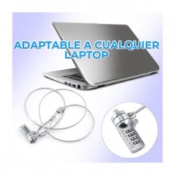 Candado de seguridad para computadora laptop con protección antirrobo