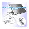 Candado de seguridad para computadora laptop con protección antirrobo