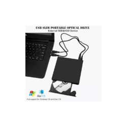 Grabador Quemador Externo Cd Lector Dvd Slim Usb Laptop Pc