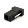 1pza Convertidor extensor de vga a rj45 cat5e o cat6 / adp.vga.rj45