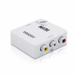 Adaptador convertidor para laptop vga a rca