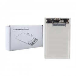 Case para disco duro 2.5 transparente