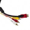 Cable hdmi de 1.5 metros con salida rca para audio y video / ca-02