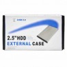 Gabinete case sata usb 2.0 para disco duro externo 2.5 hdd / external case