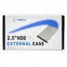 Gabinete case sata usb 2.0 para disco duro externo 2.5 hdd / external case