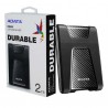 Unidad de disco duro externo 2.5 hdd adata color negro versión hd650 durable uso rudo con puerto usb 3.1 y capacidad de 2tb / hd