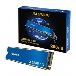 Unidad de disco duro en estado sólido, legend 700, pcle gen3 x4 m.2 2280 adata con capacidad de 256gb / aleg-700-256gcs