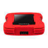 Unidad de disco duro externo 2.5 hdd adata color rojo negro versión hd330 durable uso rudo con puerto usb 3.1 y capacidad de 2tb