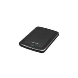 Unidad de disco duro externo 2.5 hdd adata color negro versión slim hv300 con puerto usb 3.2 y capacidad de 2tb