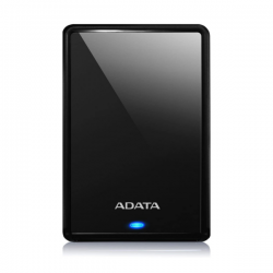 Unidad de disco duro externo 2.5 hdd adata color negro versión slim hv620s con puerto usb 3.2 y capacidad de 2tb