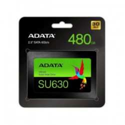Unidad de disco duro en estado sólido ssd sata 2.5 adata versión su630 con capacidad de 480gb